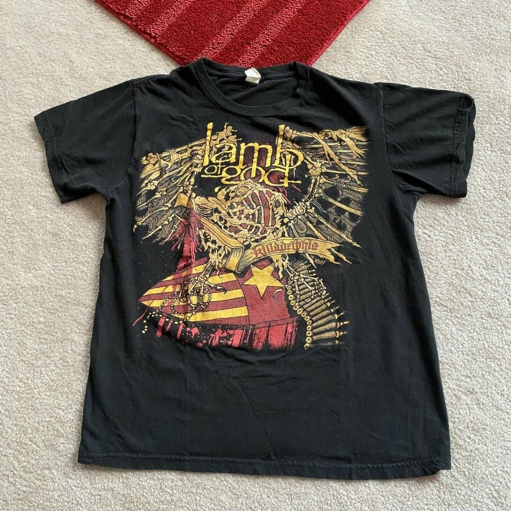 Lamb of God S Killadelphia Graphic Band T-Shirt Heavy Metal